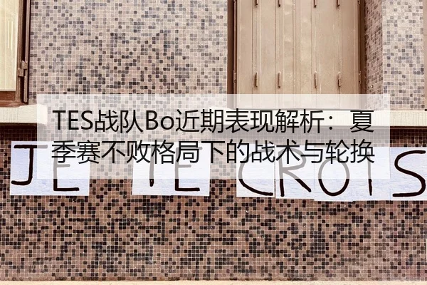 TES战队Bo近期表现解析：夏季赛不败格局下的战术与轮换